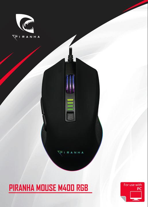 Produktbild Piranha Mouse M400 RGB (Kabelgebunden)