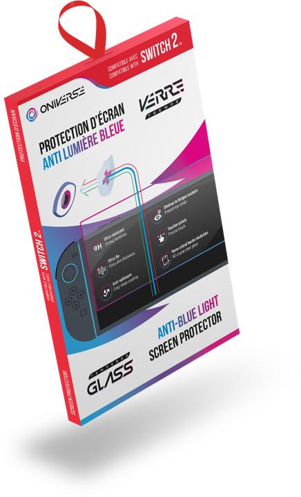 Actual product image Oniverse Switch 2™ Schutzfolie mit Blaulichtfilter - Gaming-Zubehör (Switch)