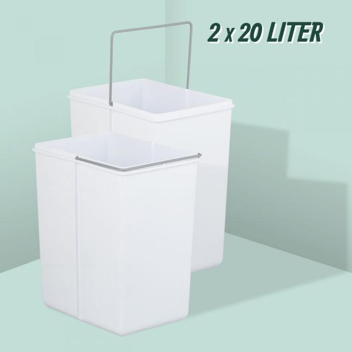 Image du produit Relaxdays Poubelle intégrée (40 l)