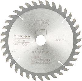 Actual product image DeWalt Circular saw blade manual 160/20mm 36WZ DT4057QZ