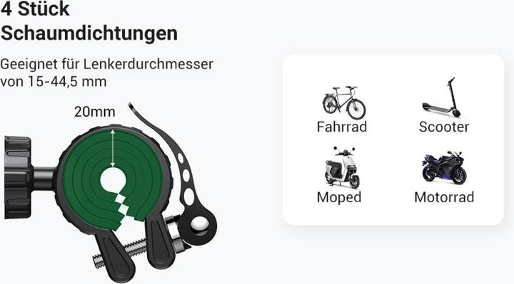 Image du produit Ugreen Support de téléphone pour vélo