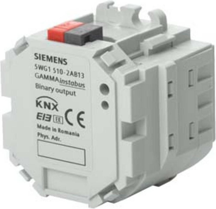 Siemens Unità di uscita binaria 2x10A Senza pendente. 5WG1 (Attuatore dell'interruttore)