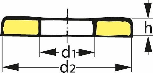 Actual product image Holex Unterlegscheibe M16 (M16)