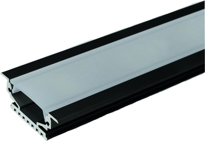 Actual product image L&S LED recessed profiles Manila Plus without light bezel