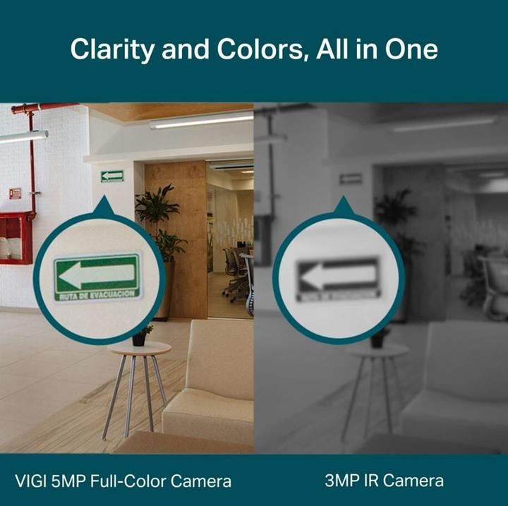 Produktbild TP-Link NET CAMERA TURRET H.265 5MP/VIGI C450(2.8MM) (2880 x 1620 Pixels)
