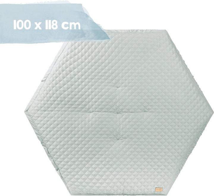 Actual product image Roba Playpen 6-corner Style Frosty green (121 cm, 121 cm, MDF)