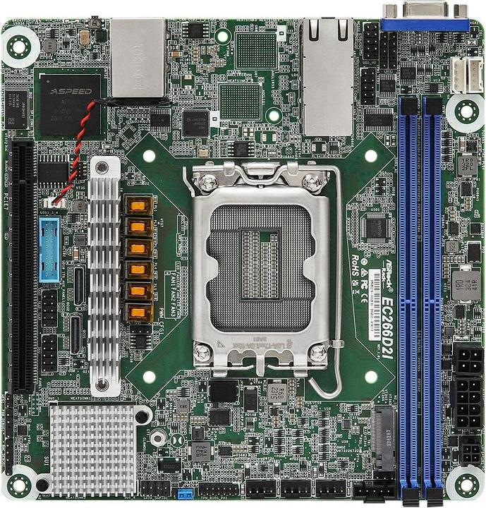AsRock EC266D2I (LGA 1700, Intel C266, Mini-ITX)
