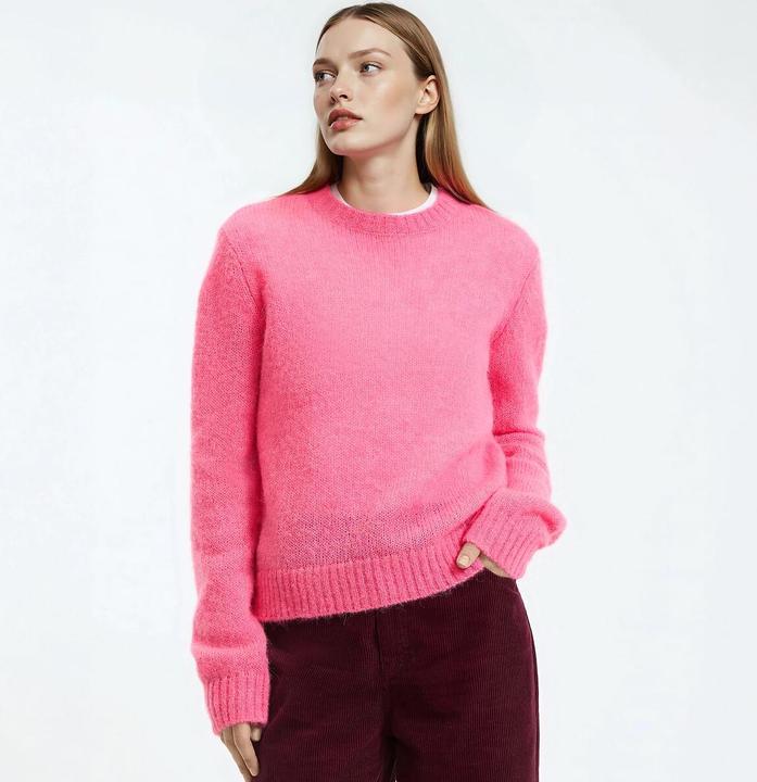 Produktbild La Redoute Collections Grobstrickpullover mit rundem Ausschnitt (M)