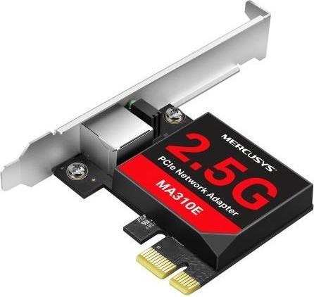 Mercusys MA310E / PCI-Express-Ethernet-Adapter / 1x RJ45 / 2,5 Gbit/s / 1x PCI-E 2.1 (Mini PCI Express)