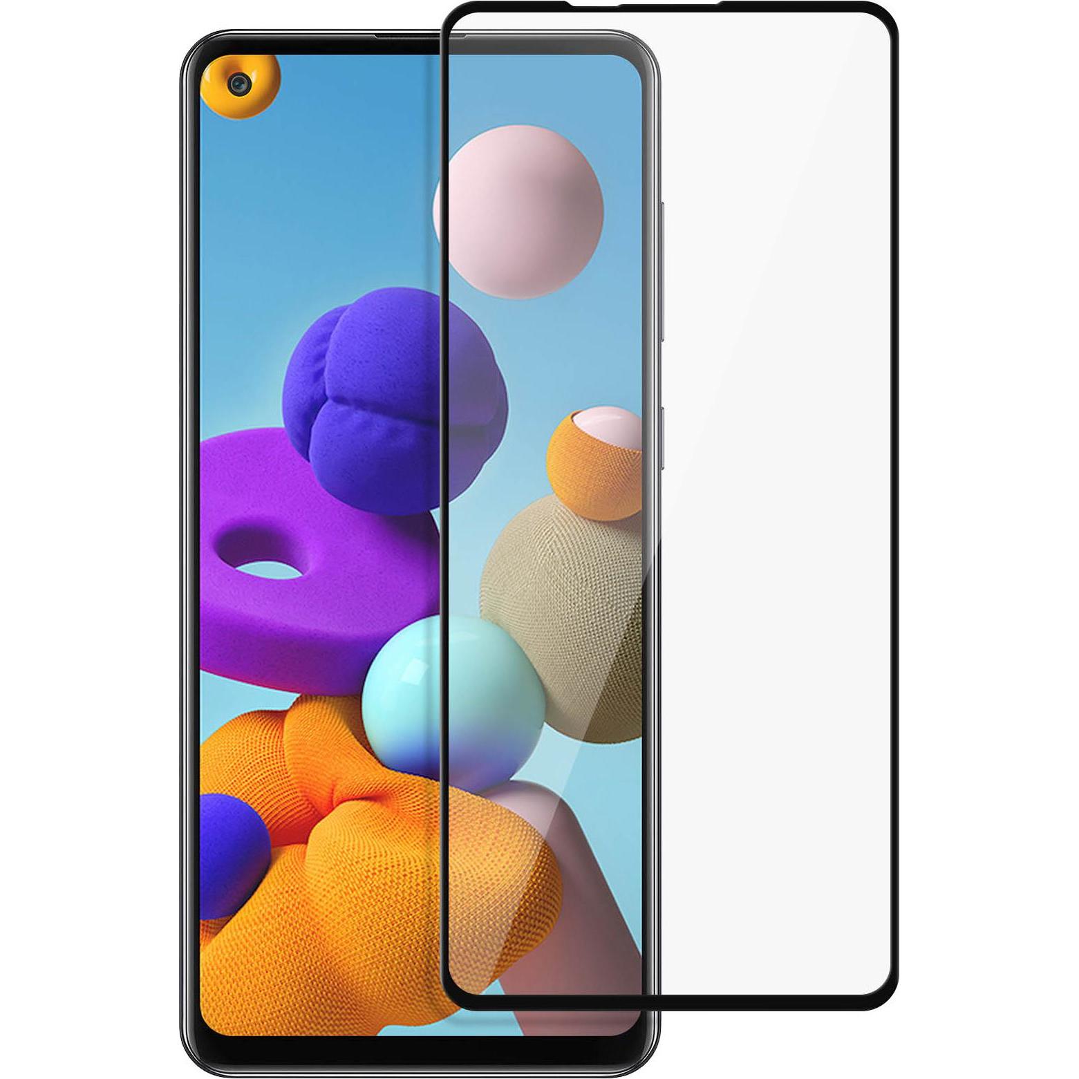 Thumbnail - Avizar Panzerglas, Glas Schutzfolie, Schutzglas (1 Stück, Samsung Galaxy A21s), Smartphone Schutzfolie, Schwarz