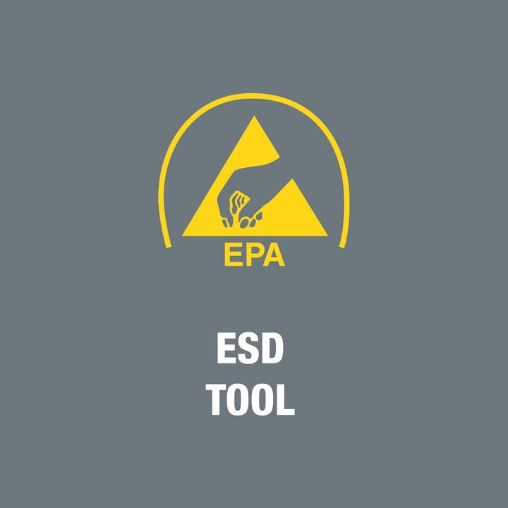 Productafbeelding Wera Serie Kraftform ESD verstelbare momentschroevendraaiers snelspanboorhouder art.nr. ESD 030100