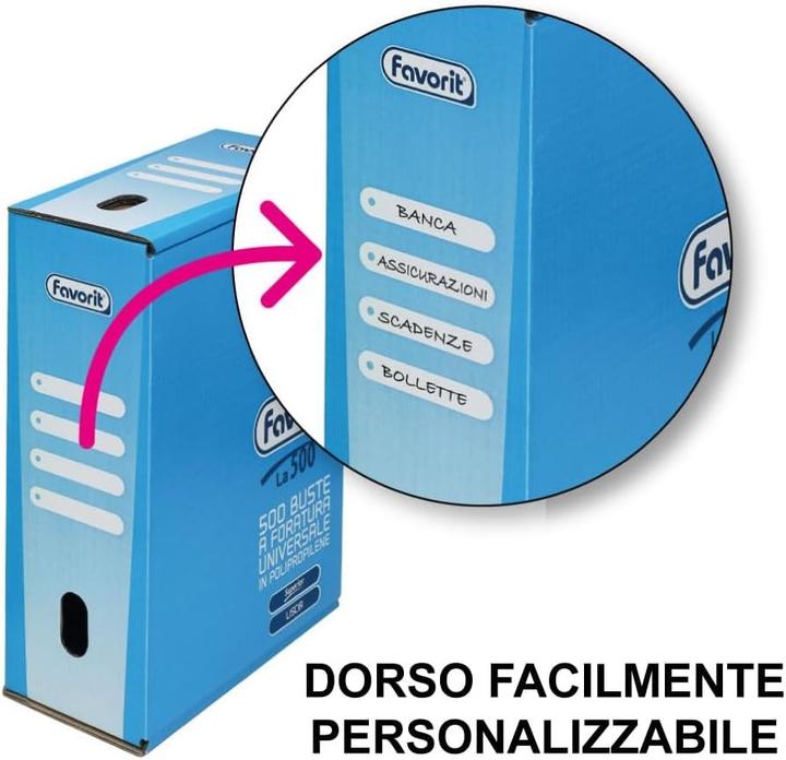 Image du produit Favorit Feuille de protection La500 210 x 297 mm (A4) Polypropylène (PP) 500 pièce(s) (A4)