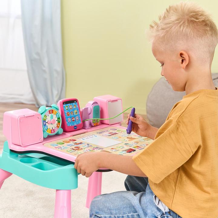 Actual product image VTech 6-in-1 Magischer Schreibtisch pink (German, 3 - 6 years)