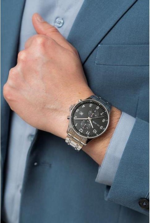 Actual product image Paul Lorens Zegarek Zegarek męski GHOST-PL20002B-1C1 (Chronograph, 45 mm)