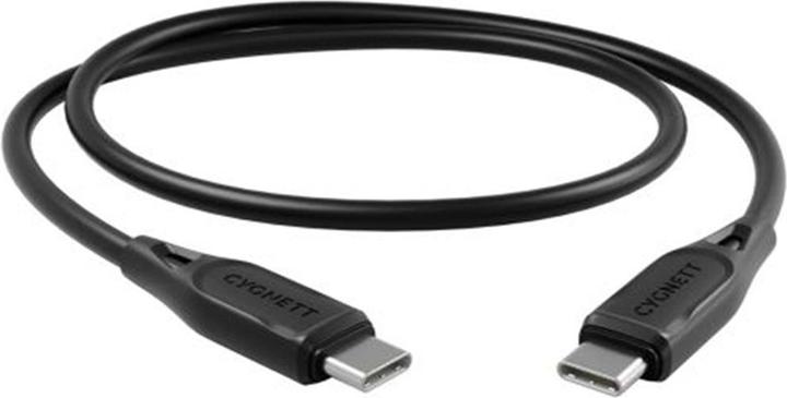 Produktbild Cygnett Essentials USB-C auf USB-C (USB 2.0) Kabel, Schwarz, 1 m (1 m, USB 2.0, 60 W)