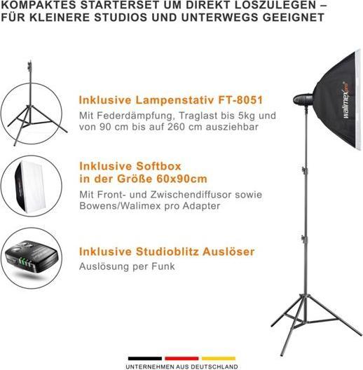 Actual product image Walimex pro Newcomer 100 II Set Double (100 W, Set)