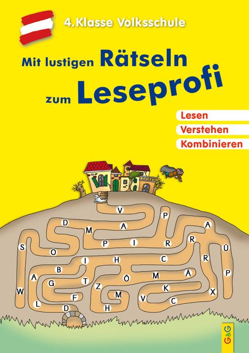 Produktbild Mit lustigen Rätseln zum Leseprofi - 4. Klasse Volksschule (Deutsch, Edith Thabet, 2017)