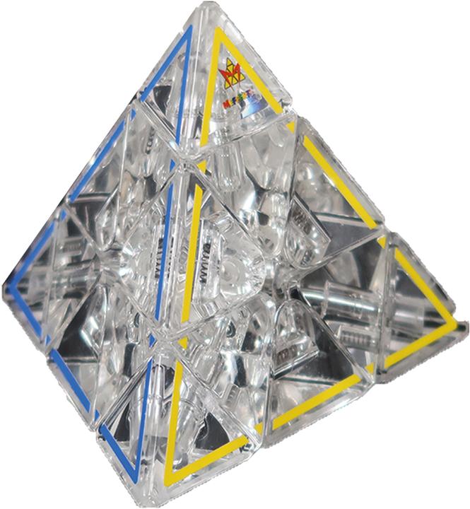 Immagine prodotto Recent Toys Crystal Pyraminx, d/f da 14 anni, 1 giocatore, puzzle rotante, allenatore di logica (Francese, Tedesco, 1 Giocatori)