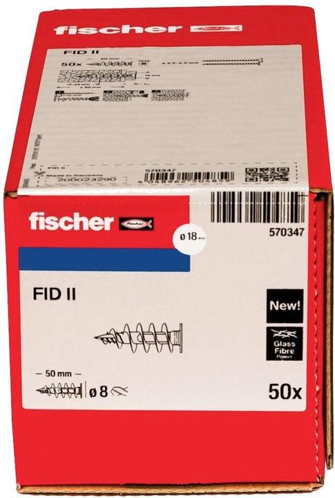 Produktbild Fischer FID II Dämmstoffdübel (50 Stk.)