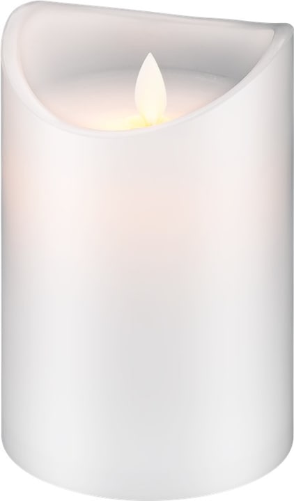 Produktbild Goobay LED-Echtwachs-Kerze, weiss, 10 x 15 cm (1 x)
