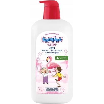 Bambino, Cura del corpo bebè, Kids 3 In 1 Shampoo Shower Gel And Bath Liquid Flaming 1000ml