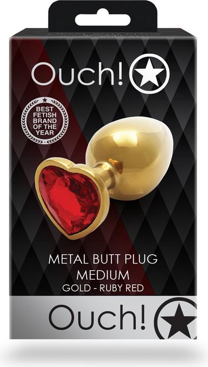 Produktbild Ouch! Heart Gem Butt Plug - Medium