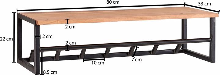 Produktbild Wohnling Wandgarderobe