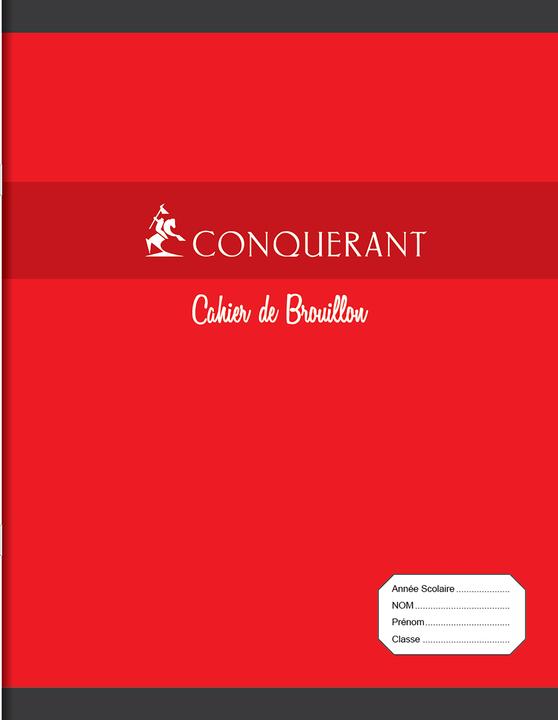 Image du produit Conquerant SEPT Cahier de brouillon, 170 x 220 mm, SeyŠs (170 x 220 mm, Quadrillé, Couverture souple)