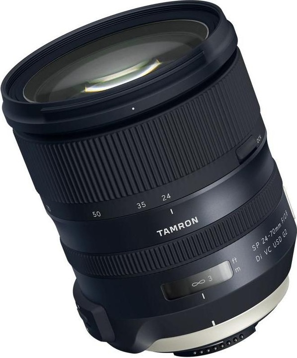 Produktbild Tamron SP 24-70 mm F/2,8 Di VC USD G2 (Nikon F-Bajonett) (A032) (Nikon F, Vollformat, APS-C / DX)