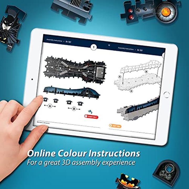 Immagine prodotto Wrebbit 3D Batmobile 255 pezzi. Puzzle 3D (255 pezzi)