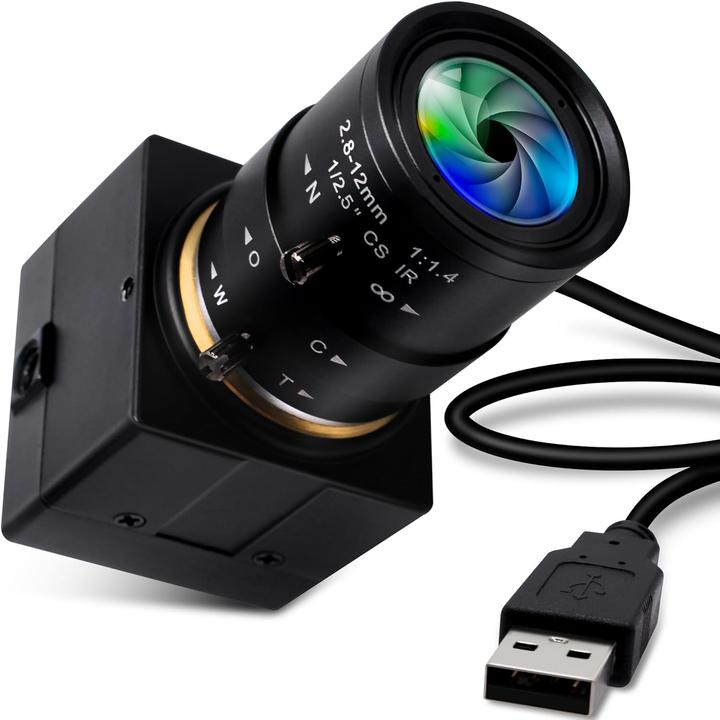 ELP USB-Kamera mit 4-Fach optischem Zoom (1080P, 2MP) (2 Mpx)