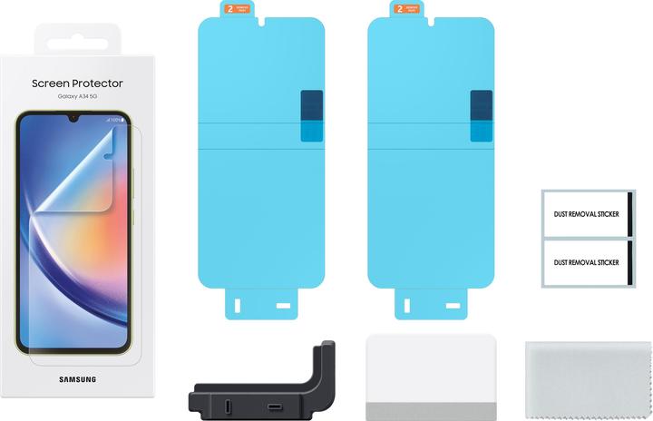 Produktbild Samsung Screen Protector (2 Stück, Samsung Galaxy A34 5G)