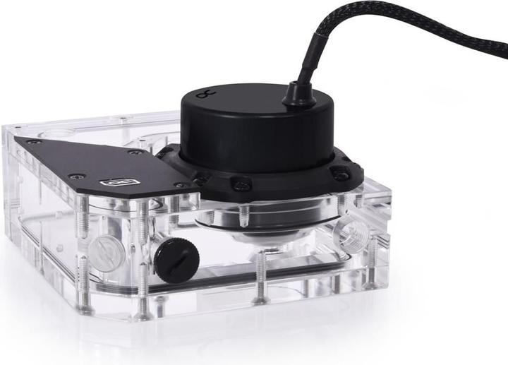 Produktbild Alphacool Rise Flat Reservoir D5 Ausgleichsbehälter mit Pumpe