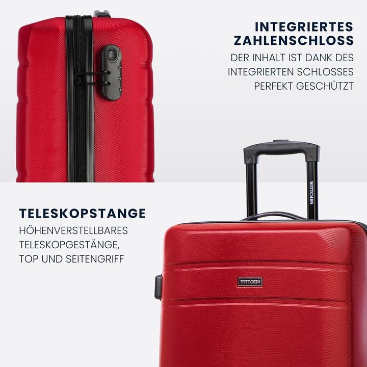 Image du produit Wittchen Valise trolley à coque rigide ABS avec roues multidirectionnelles et système de verrouillage (49 l)