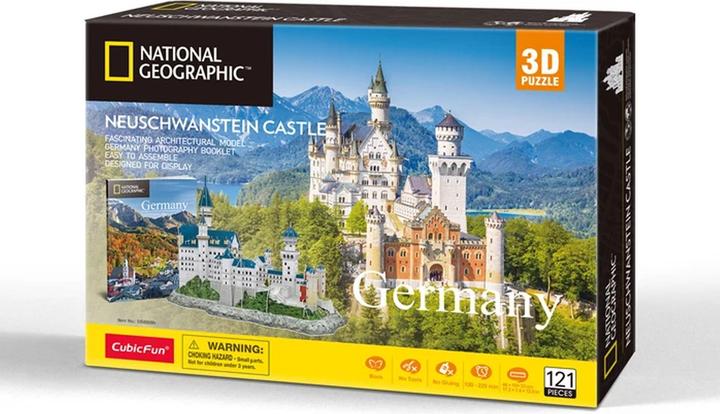 Produktbild Cubicfun 3D Puzzle Schloss Neuschwanstein 121 Teile (121 Teile)