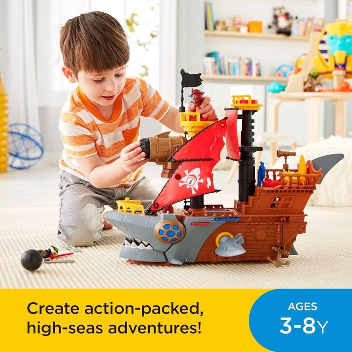 Produktbild Mattel Haimaul-Piratenschiff