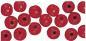 Rayher Perles de bois FSC 100%, poli, 6mm ø, rouge, 115 p