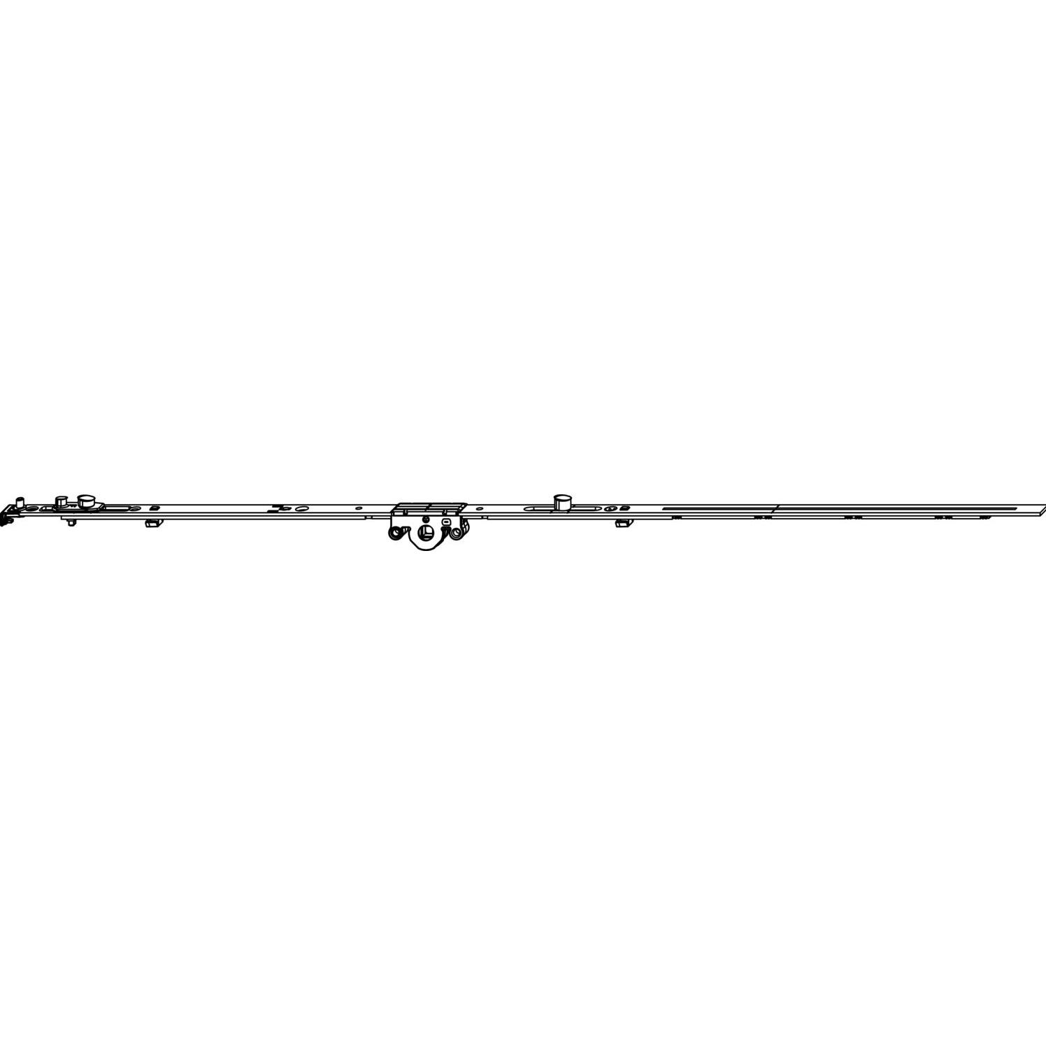 Maco, Türbeschlag + Scharnier, MM D-Getriebe fix, Kippschwinge, DM 15 mm, 1VZ, FFH 661-840 mm (212119)