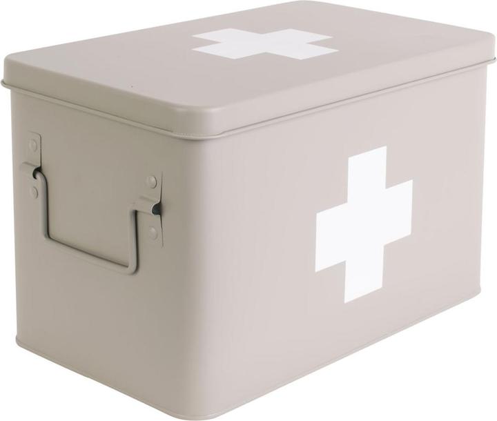 Produktbild present time Erste Hilfe Schrank gross 31.5 x 21 cm, Grau matt