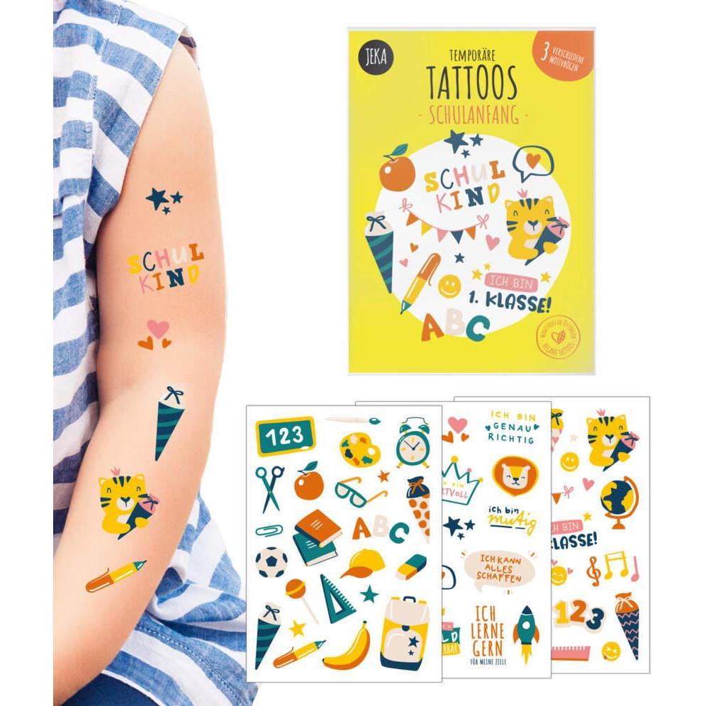 Jeka Temporäre Tattoos Schulanfang.255