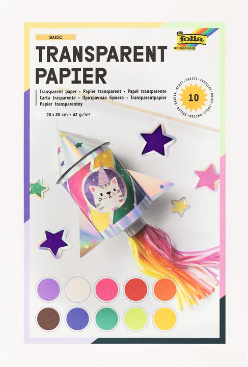 Produktbild Folia Transparentpapier (42 g/m², 10 x)