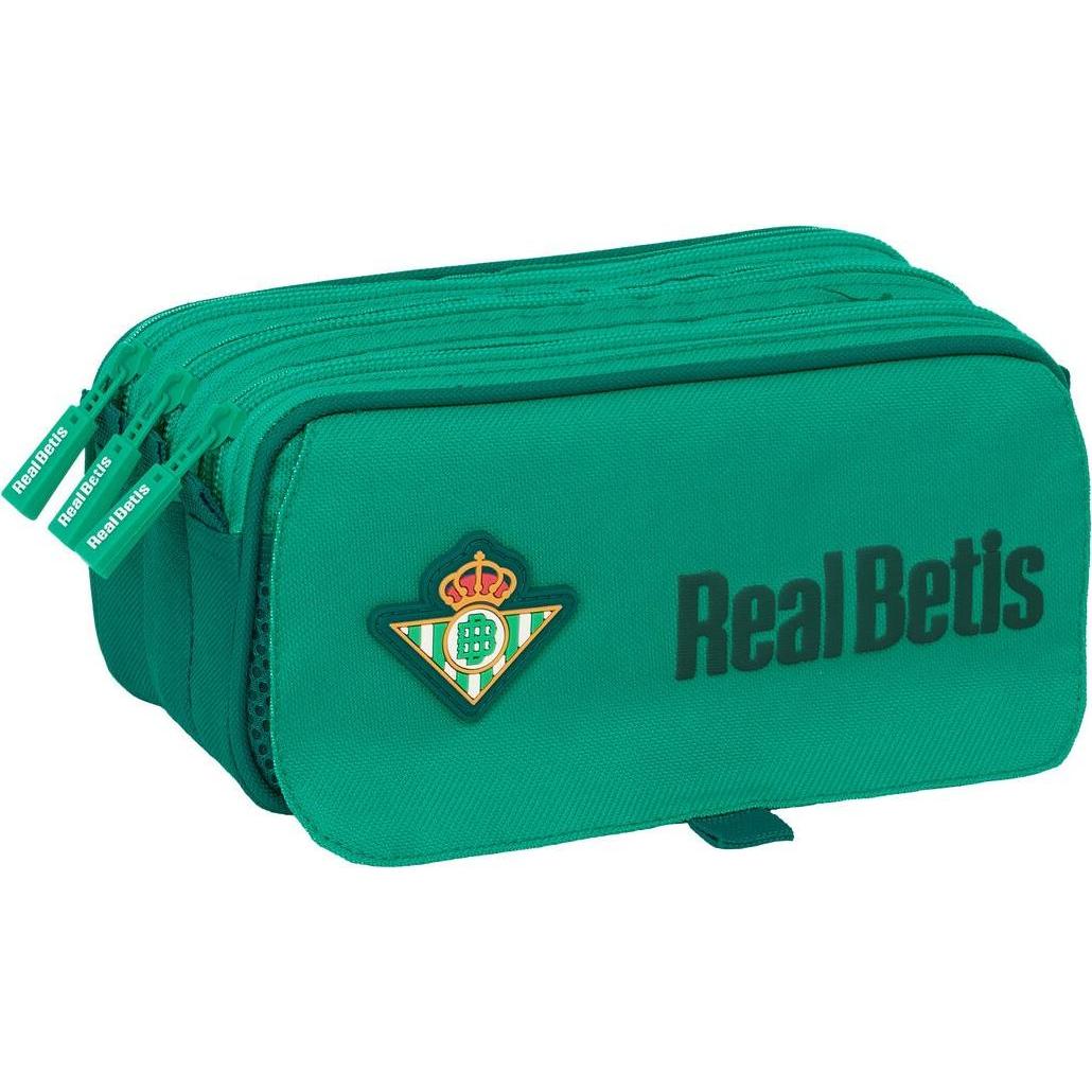 Real Betis Balompié, Astuccio, Dreifaches Mehrzweck-Etui grün 21,5 x 10 x 8 cm