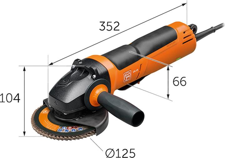 Image du produit Fein CG 15-125 BLP Inox 72228560000 Meuleuse d'angle 125 mm 1500 W 230 V (125 mm)