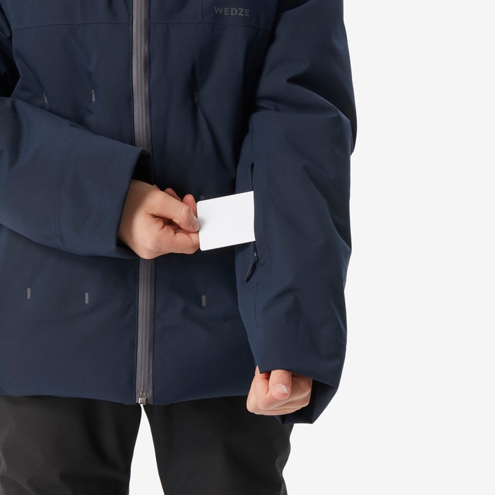 Produktbild Wedze Skijacke Kinder wattiert warm und wasserdicht - 500 blau (146)