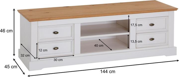 Actual product image IDIMEX Kent (144 x 45 x 46 cm)