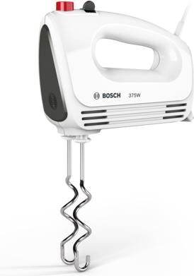Produktbild Bosch Hausgeräte Hand Mixer MFQ22100 CleverMixx 375 W, Number of speeds 4, Turbo mode, White/Dark Grey (375 W)