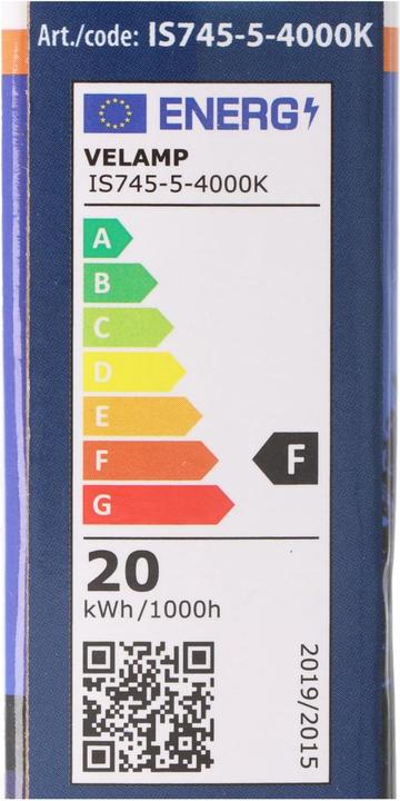 Image du produit Velamp PADLIGHT5, Projecteur à LED SMD, 20W IP65, noir 4000K (1600 lm, IP65)