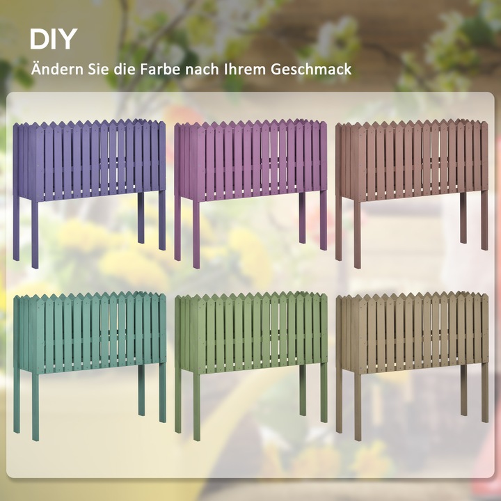 Immagine prodotto Outsunny Recinzione da giardino con supporto per piante