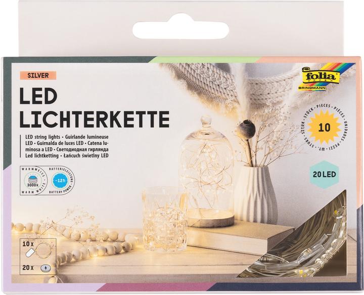 Actual product image Folia LED mini fairy lights, battery-operated, 20 LEDs (2.20 m)