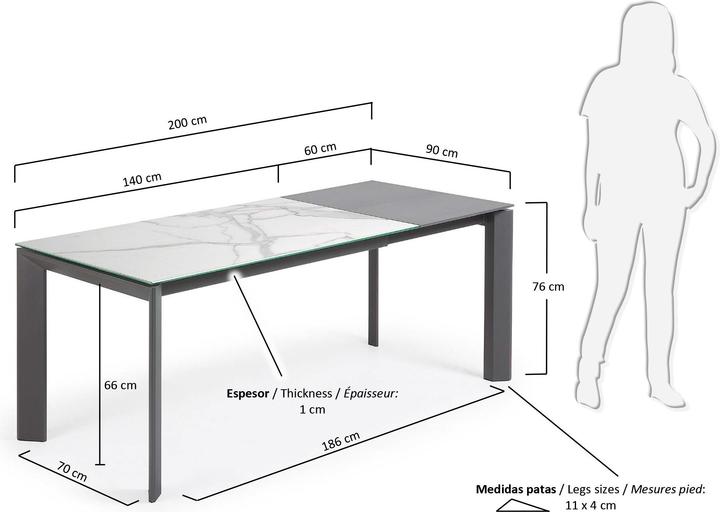 Produktbild Kave Home Axis (90 x 140 cm)
